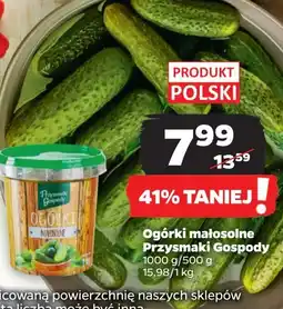Netto Ogórki małosolne 1 SZT 500 G oferta
