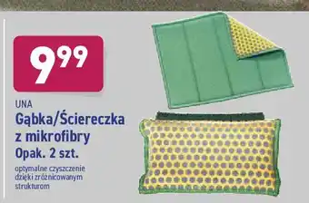 ALDI Gąbka-ściereczka z mikrofibry 1 OPAK 2 SZT oferta