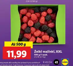 Lidl Zelki malinki XXL oferta