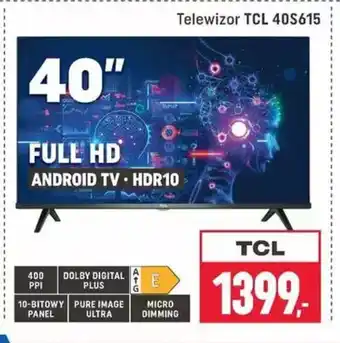 Neopunkt Telewizor TCL 40S615 oferta