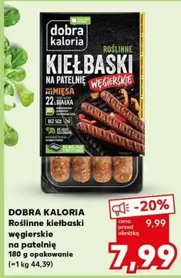 Kaufland Kiełbaski węgierskie roślinne Dobra Kaloria oferta