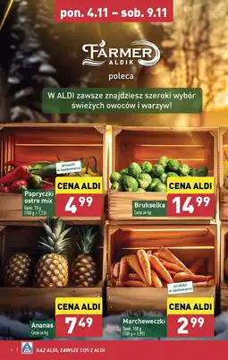 ALDI Papryczki ostre mix oferta
