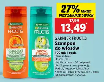 Lidl Garnier Fructis Szampon do włosów oferta