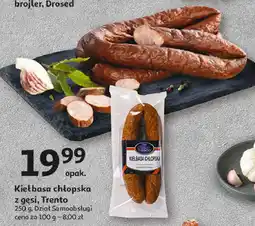 Auchan Kiełbasa chłopska z gęsi Trento oferta
