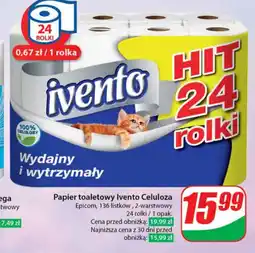 Dino Papier toaletowy Ivento Celuloza oferta