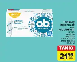 Carrefour Tampony normal O.b. Procomfort oferta