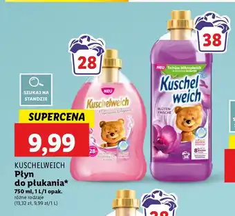 Lidl Płyn do płukania różowy Kuschelweich oferta