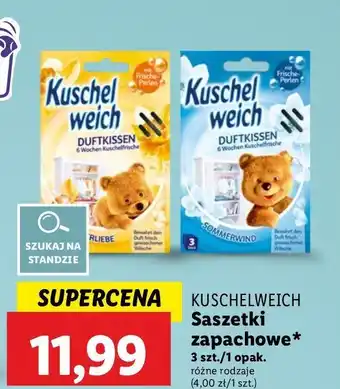 Lidl Saszetki zapachowe summer wind Kuschelweich oferta