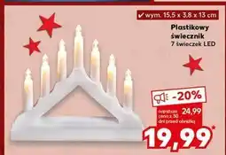 Kaufland Świecznik adwentowy 7-ramienny plastikowy oferta