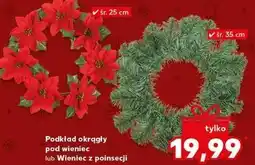 Kaufland Wieniec z poinsecjii oferta