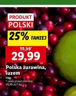 Lidl Żurawina oferta