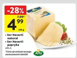 Intermarche Ser havarti z paptyką Arla oferta