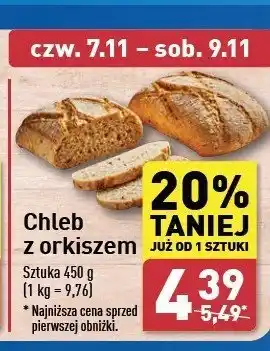 ALDI Chleb z orkiszem oferta
