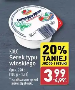 ALDI Ser fromaggio italiano Osm koło oferta