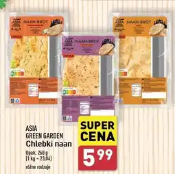 ALDI Chleb naan brot z czosnkiem i kolendrą Asia Green Garden oferta