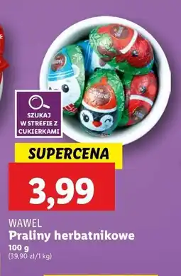 Lidl Czekoladki nadziewane z herbatnikami Wawel oferta