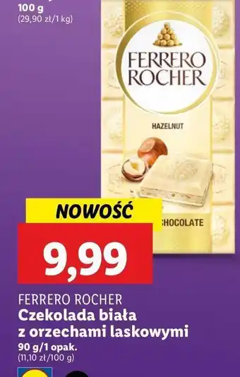 Lidl Czekolada haselnuss Ferrero rocher oferta