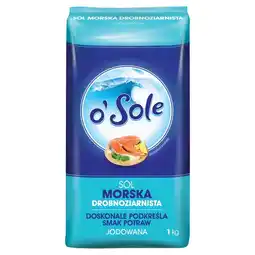 Dino o'Sole Sól morska drobnoziarnista jodowana 1 kg oferta