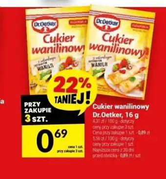 Twój Market Cukier wanilinowy Dr. Oetker oferta