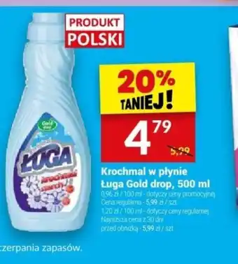 Twój Market Krochmal w płynie Luga Gold Drop oferta