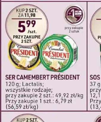 Stokrotka Optima Ser Camembert Président oferta