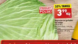 Biedronka Kapusta na gołąbki oferta