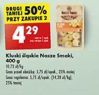 Biedronka Kluski śląskie Nasze Smaki oferta