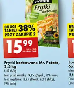 Biedronka Frytki karbowane Mr. Potato oferta