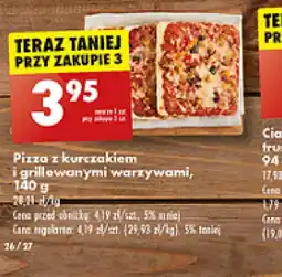 Biedronka Pizza z kurczakiem i grillowanymi warzywami oferta