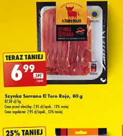 Biedronka Szynka Serrano El Toro Rojo oferta