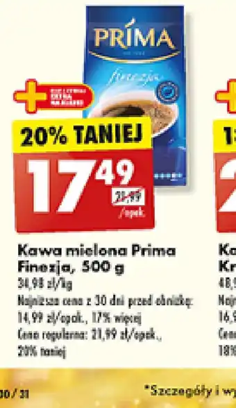 Biedronka Kawa mielona Prima Finezja oferta