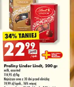 Biedronka Praliny Lindor Lindt oferta