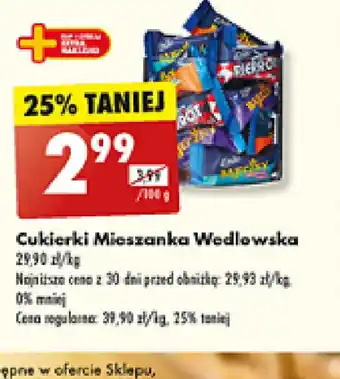 Biedronka Cukierki Mieszanka Wedlowska oferta