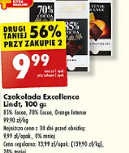 Biedronka Czekolada Excellence Lindt oferta