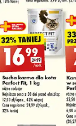 Biedronka Sucha karma dla kota Perfect Fit oferta