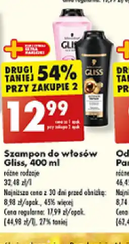 Biedronka Szampon do włosów Gliss oferta