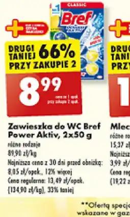 Biedronka Zawieszka do WC Bref Power Aktiv oferta