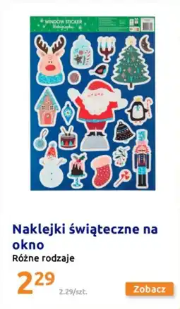Action Naklejki świąteczne na okno oferta