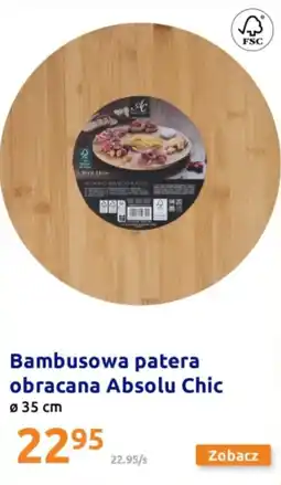 Action Bambusowa patera obracana Absolu Chic oferta