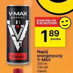 Delikatesy Centrum Napój energetyczny V-MAX oferta