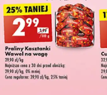 Biedronka Praliny Kasztanki Wawel oferta