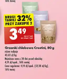 Grzanki chlebowe Crostini
