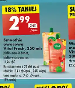 Biedronka Smoothie owocowe Vital Fresh oferta