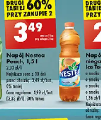 Biedronka Napój Nestea Peach oferta