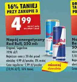 Biedronka Napój energetyczny Red Bull oferta