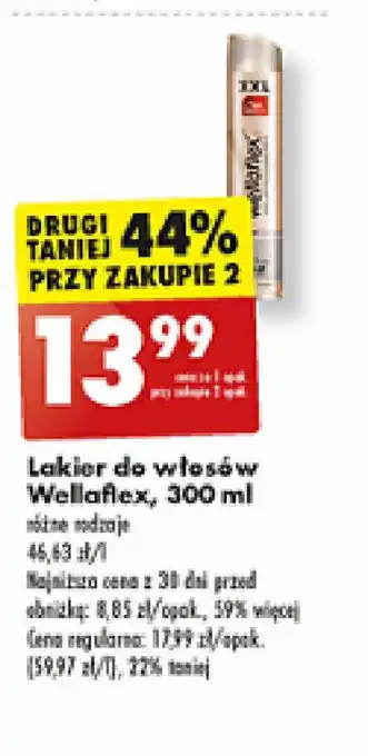 Biedronka Lakier do włosów Wellaflex oferta