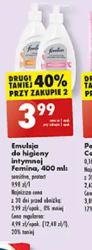 Biedronka Emulsja do higieny intymnej Femina oferta