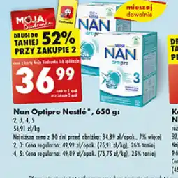 Biedronka Nan Optipro Nestle oferta