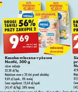 Biedronka Kaszka mleczno-ryżowa Nestlé oferta