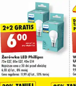 Biedronka Zarówka LED Philips oferta